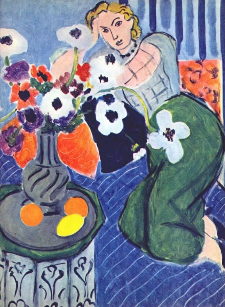 Odalisque, Blue Harmony by Henri Matisse