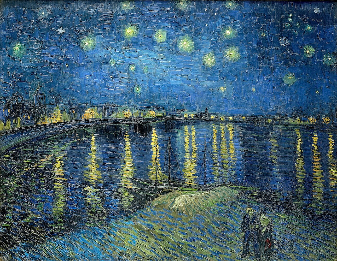 Starry Night over Rhone by Vincent van Gogh