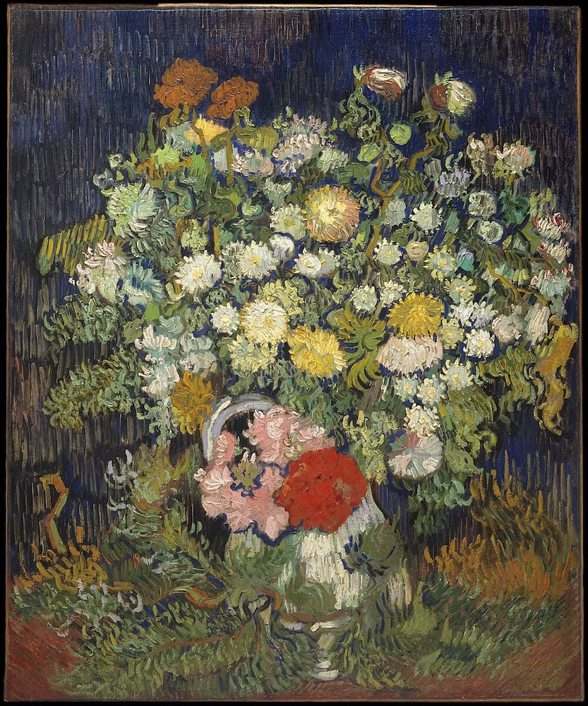 Bouquet of Flowers in a Vase by Vincent Van Gogh