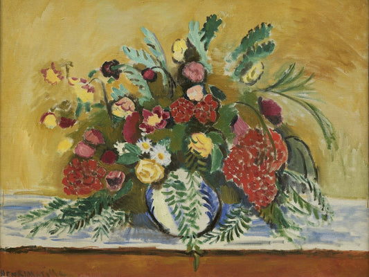 Bouquet of Flowers in a White Vase, 1909 by Henri Matisse