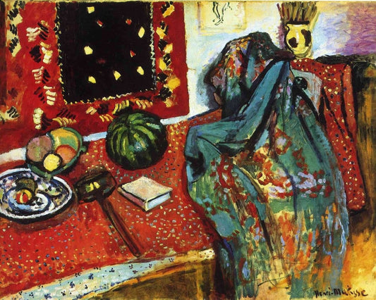 Still Life with a Red Rug (1906) by Henri Matisse