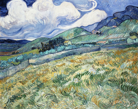 Mountainous Landscape behind Saint Paul Hospital by Vincent Van Gogh
